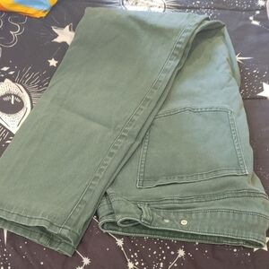 CAbi Women's Green Skinny Jeans